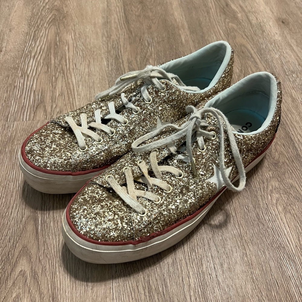Chiara Ferragni x Converse One Star Platform OX (gold) Size 10
